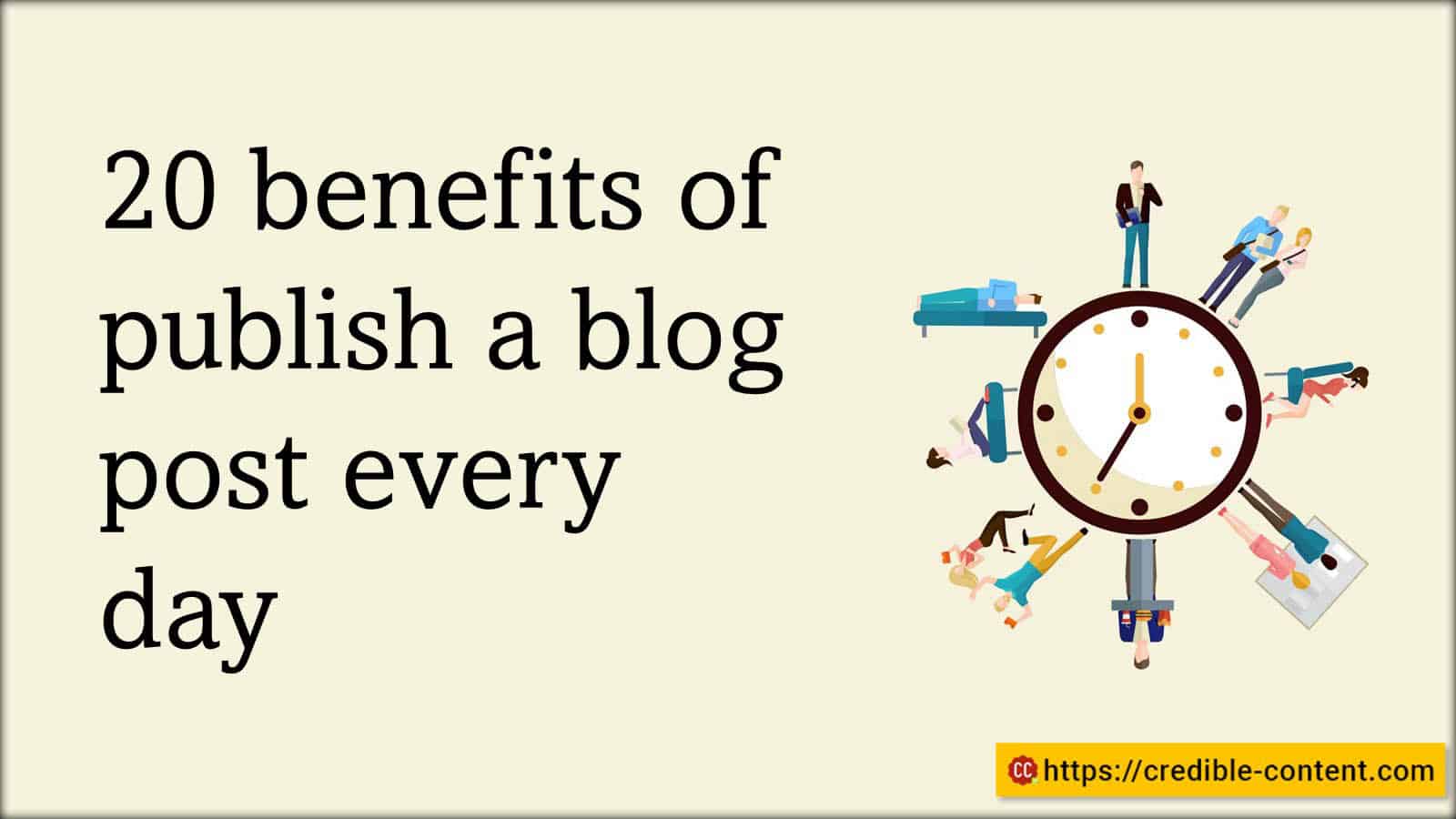 20 Benefits of Publishing a Blog...