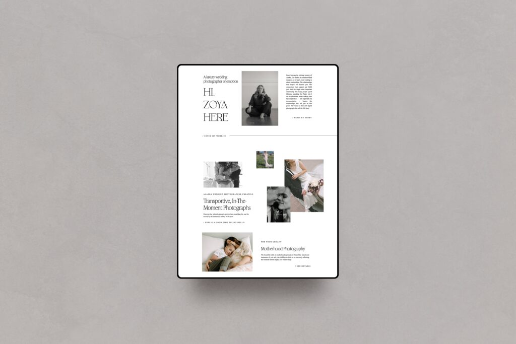 Artistic Photography Websites: Examples + Insights