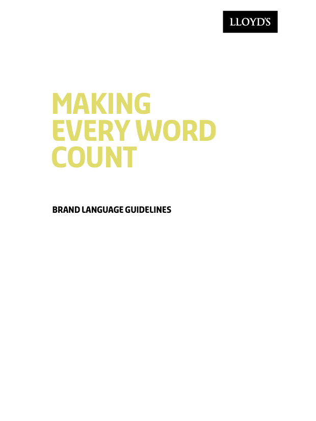 Financial Services brands tone of voice...