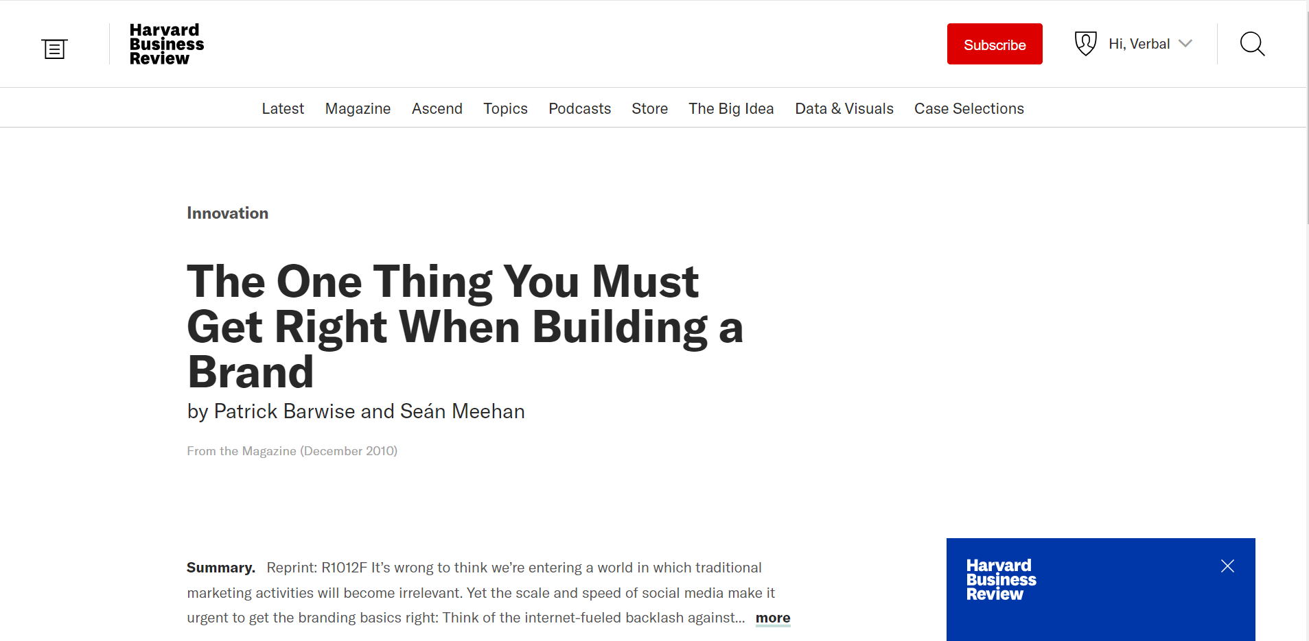 Why have a brand tone of...